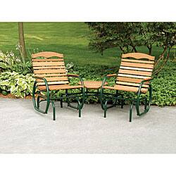 Shop Hi Back Tete A Tete Outdoor Chair And Bench Set Overstock