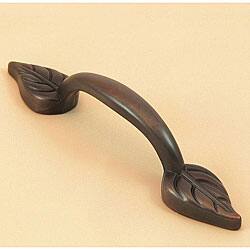 Shop Oil Rubbed Bronze Leaf Cabinet Hardware Pulls Pack Of 25