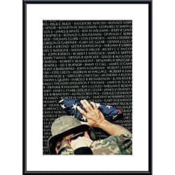 Peter Marlow 'Vietnam Memorial Wall' Metal Framed Art Print - Bed Bath ...