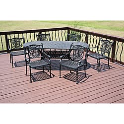 Shop Tuscan 7 Piece All Welded Patio Furniture Set Overstock
