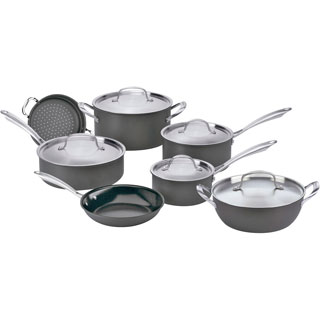 Cuisinart Green Gourmet Prep 12-piece Anodized Cookware. Opens flyout.
