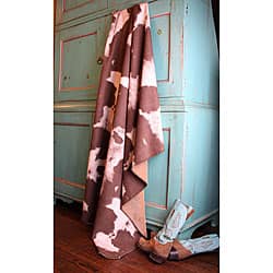 Shop Faux Cowhide Throw Blanket Overstock 4224029