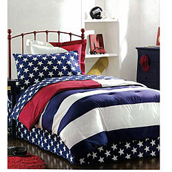 American Flag 8 Piece Complete Bed In A Bag Overstock 4231652