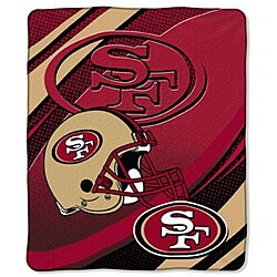 San Francisco 49ers Blanket 50x60 Raschel Restructure ...