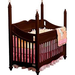 Shop Princess 4 In 1 Dark Cherry Crib Overstock 4248281