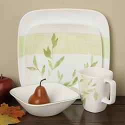 Corelle Rivage 16-piece Square Dinner Set Bed Bath Beyond