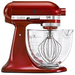 KitchenAid KSM158GBCA 90th Anniversary 5-quart Red Stand Mixer