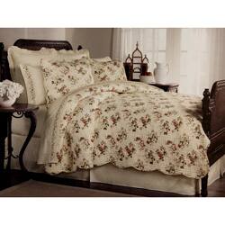 Raymond Waites 'Caitlin' Luxury 10-piece Quilt/ Sheet Set Bed