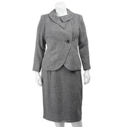 Zoda Women's Plus Size Skirt Suit. Opens flyout.