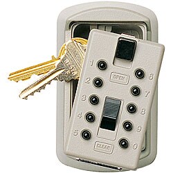 GE KeySafe Original Slimline Clay Pushbutton 2-key Lockbox - Bed Bath ...