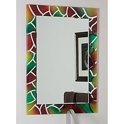Frameless Wall Mirror mosaic frameless wall mirror - free shipping today - overstock Frameless Wall Mirror mosaic frameless wall mirror - free shipping today - overstock