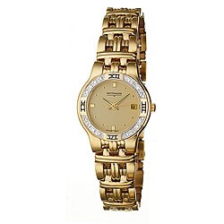 Wittnauer Laureate Women's Goldplated Steel Diamond Watch - 12296101 ...