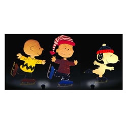 Shop Peanuts Gang Skating Themed Holiday Lawn Decoration Set