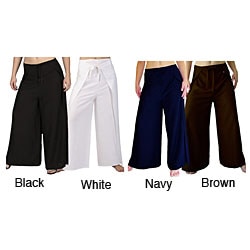 Women's Rayon Wrap-around Cabana Pants - Overstock - 4367965