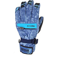 blue snowboard gloves