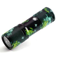 Outback Led Flashlight Outback Flashlights Sheila 9 LED Green Turtle Habiscus Flashlight - Bed ...