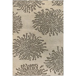 preview thumbnail 1 of 1, Hand-tufted Beige Wool Oslo Rug (8' x 11')