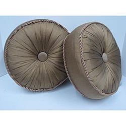 Shop Jessica Mcclintock 12 Inch Round Button Pillow Set Of 2