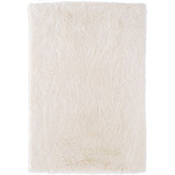 preview thumbnail 1 of 1, Himalaya White Rug (5' x 8')