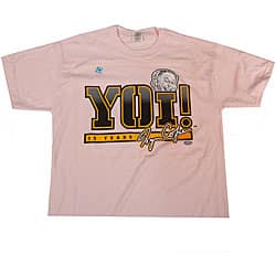 slide 1 of 1, Myron Cope 'YOI!' Pink Collectors T-shirt