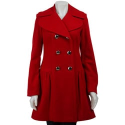 Jessica Simpson Women's Cashmere Blend Flare Coat - 12420035 ...