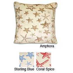 slide 1 of 1, Starfish Coastal Microluxe 18-inch Throw Pillow