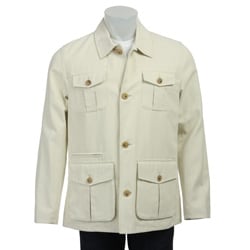 mens linen safari jacket