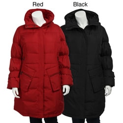 calvin klein full length down coat