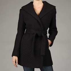 calvin klein long coat womens