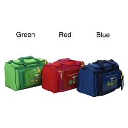 Red Going to Grandma/'s Train Duffel Bag