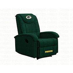 Shop Green Bay Packers Microfiber Recliner Free Shipping Today