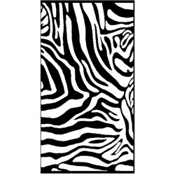 Zebra Stripe Beach Towels (Set of 2) - Overstock - 4654991