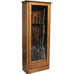 Shop Pine 10 Gun Cabinet Overstock 4656858