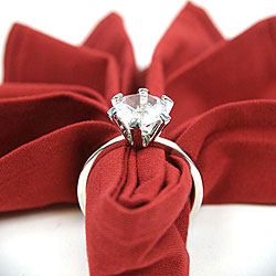 Engagement ring clearance napkin rings