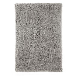 Alexa Standard Natural Grey Flokati New Zealand Wool Shag Rug (3' x 5'). Opens flyout.