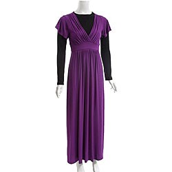 kimono naomi maxi sleeve dress