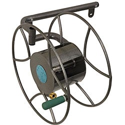Yard Butler Wall Mount Hose Reel 100 ft. Silver