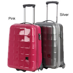 pink antler suitcase