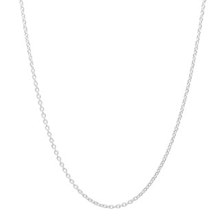 Sterling 20in Silver 1mm Round Cable Necklace Chain Sterling 20in Silver 1mm Round Cable Necklace Chain