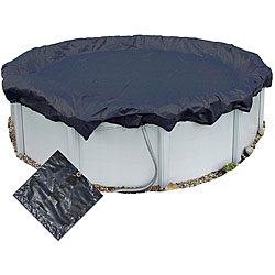 UV-protected 28-foot Round Winter Pool Cover - Bed Bath & Beyond - 4755166