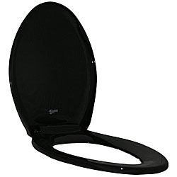 toilet seat elongated black