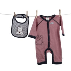 Absorba Infant Boy's 2-piece Bib and Bodysuit Set