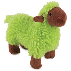 green sheep plush toy