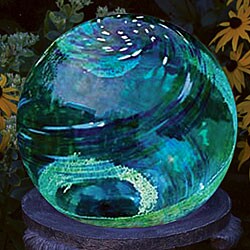 Echo Valley 10 Inch Ocean Mist Illuminarie Globe Echo Valley 10 Inch Ocean Mist