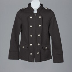 girls military style coat