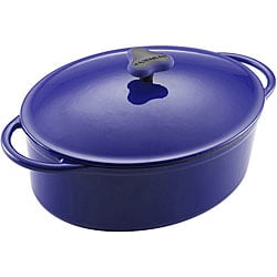 Rachael Ray Cast Iron Covered Oval Casserole Dish - Bed Bath &amp; Beyond ...