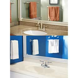 Moen Mirrorscapes Customizable Chrome Mirror Framing Kit - Bed