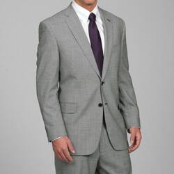 Austin Reed Men S Black And White Houndstooth Wool Suit Overstock 5131812