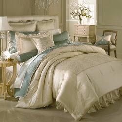 Shop Luxe Versailles Loire Iridescent Silk Queen Size Comforter