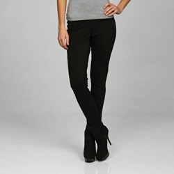 black skinny stretch pants